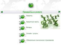Služby Sberbank pro jednotlivce Sko Sberbank